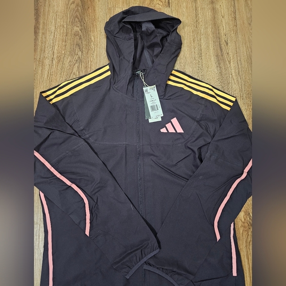 NEW Adidas IT2531 Promo Men's ADIZERO Lightweight Running Jacket Size Large $200 - Picture 2 of 3